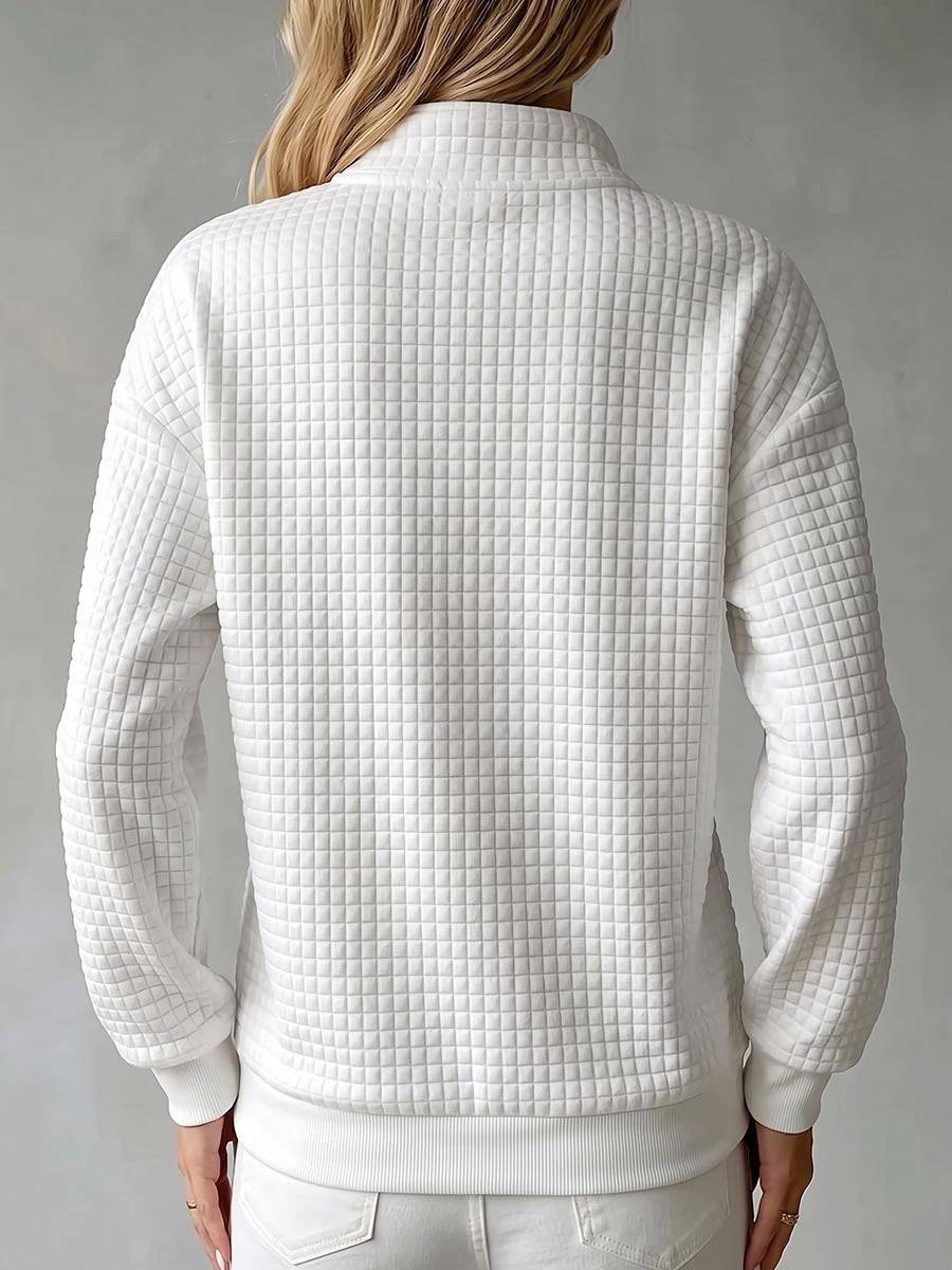 Brynmore | Casual Loose Waffle Knit Pullover