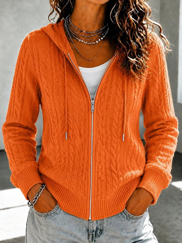 Eleanor™ | Women's Hooded Knitted Cardigan