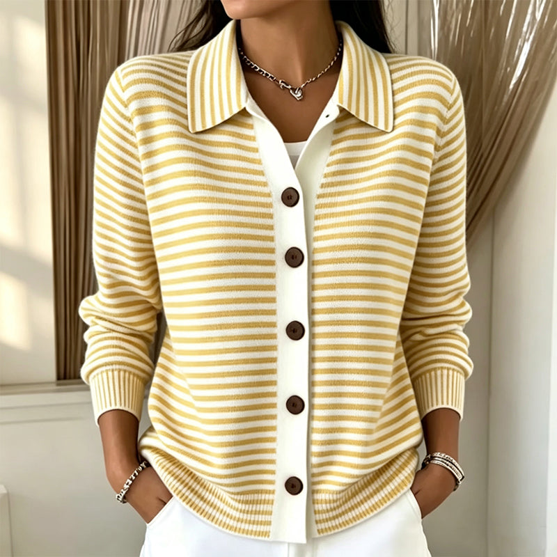 The Kirsten Striped Cardigan