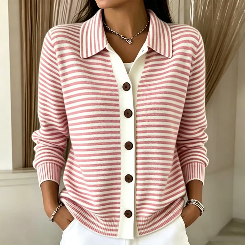 The Kirsten Striped Cardigan