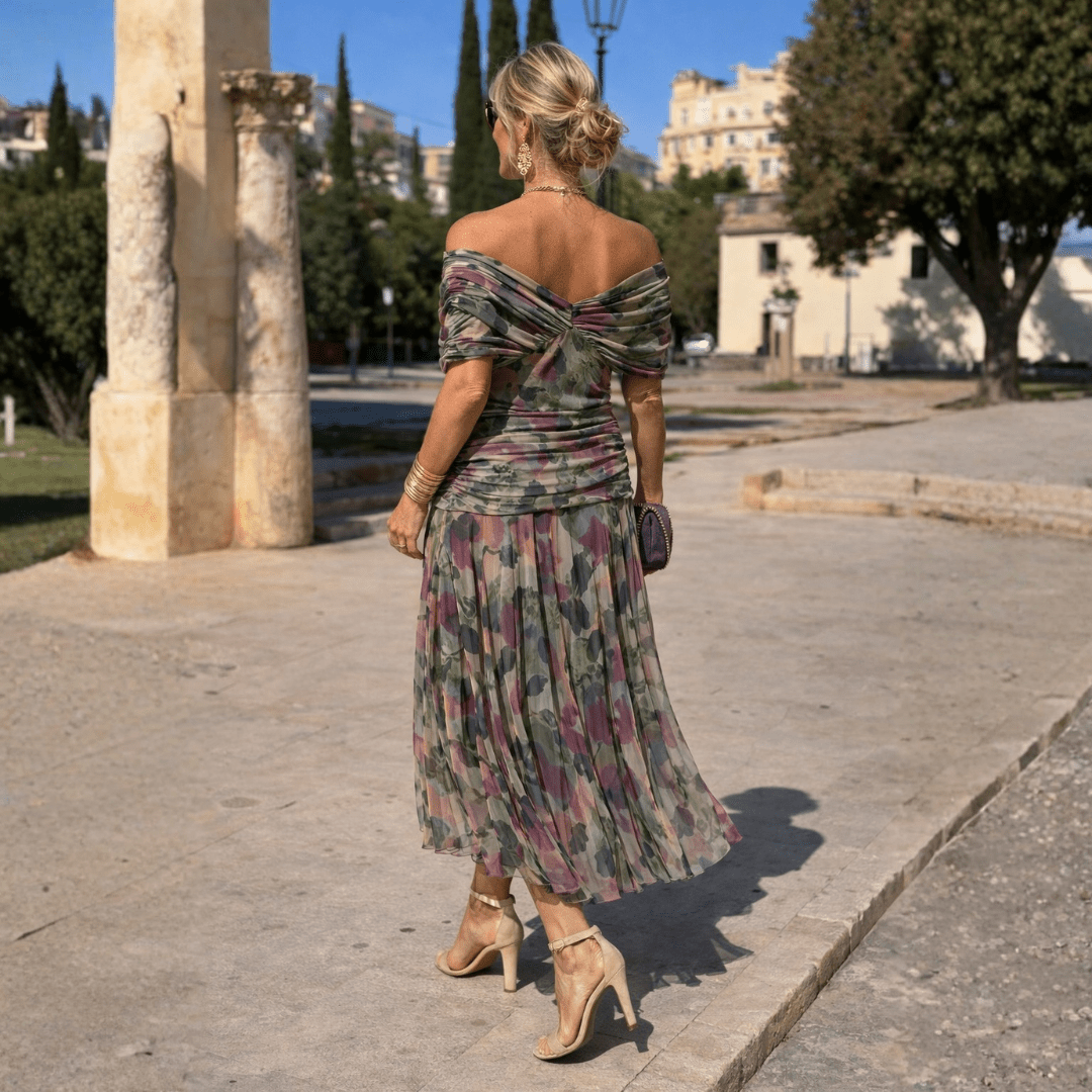 Charlotte | Long Off-Shoulder Dress