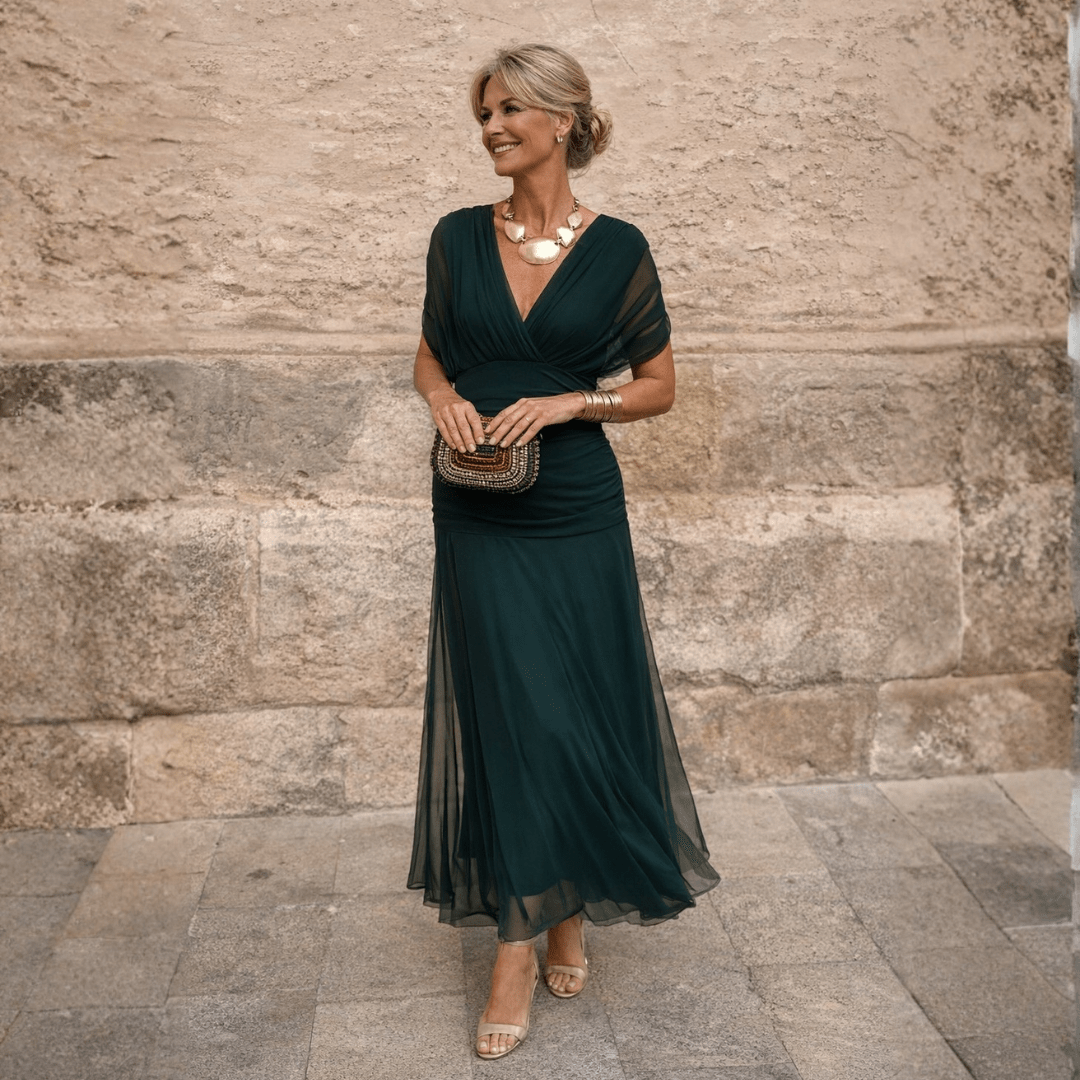 Charlotte | Long Off-Shoulder Dress
